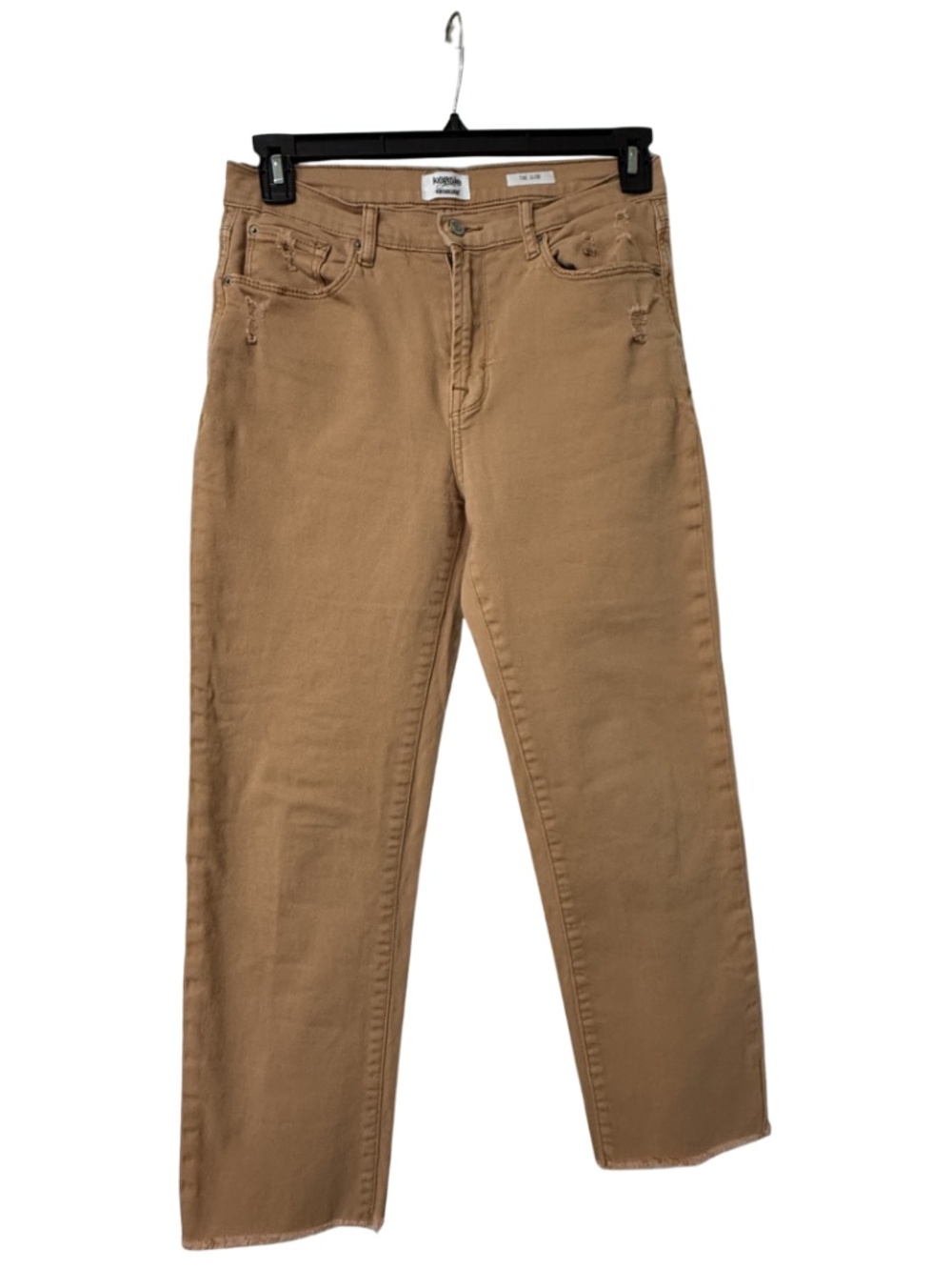 Kensie Camel Crop Jeans, Size 8
